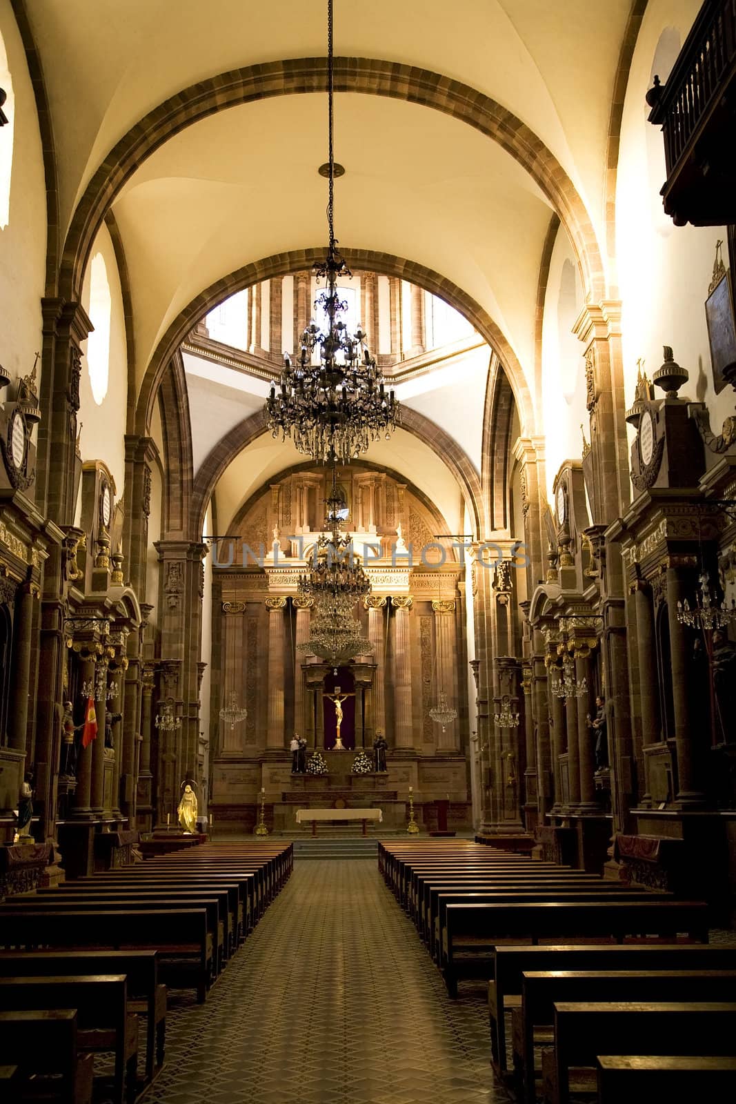 San Francisco Church Inside San Miguel Mexico by bill_perry