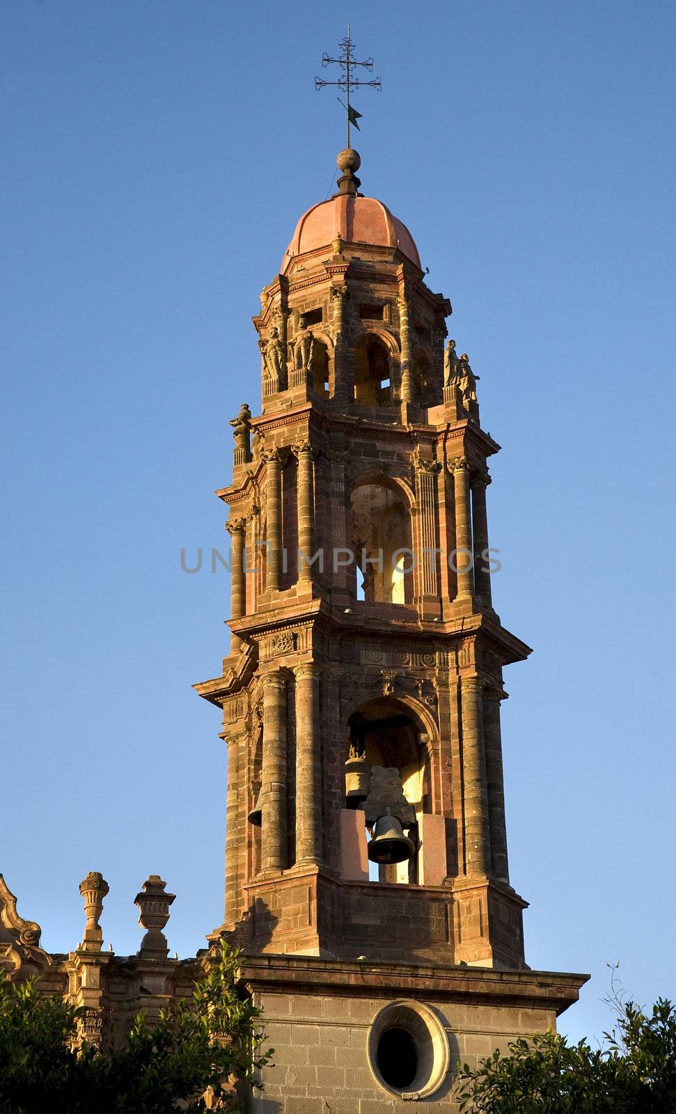 San Francisco Church Steeple Bells San Miguel Mexico by bill_perry