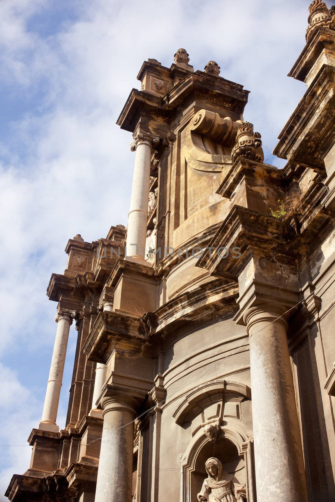 View of Sant'Anna church in Palermo - Italy