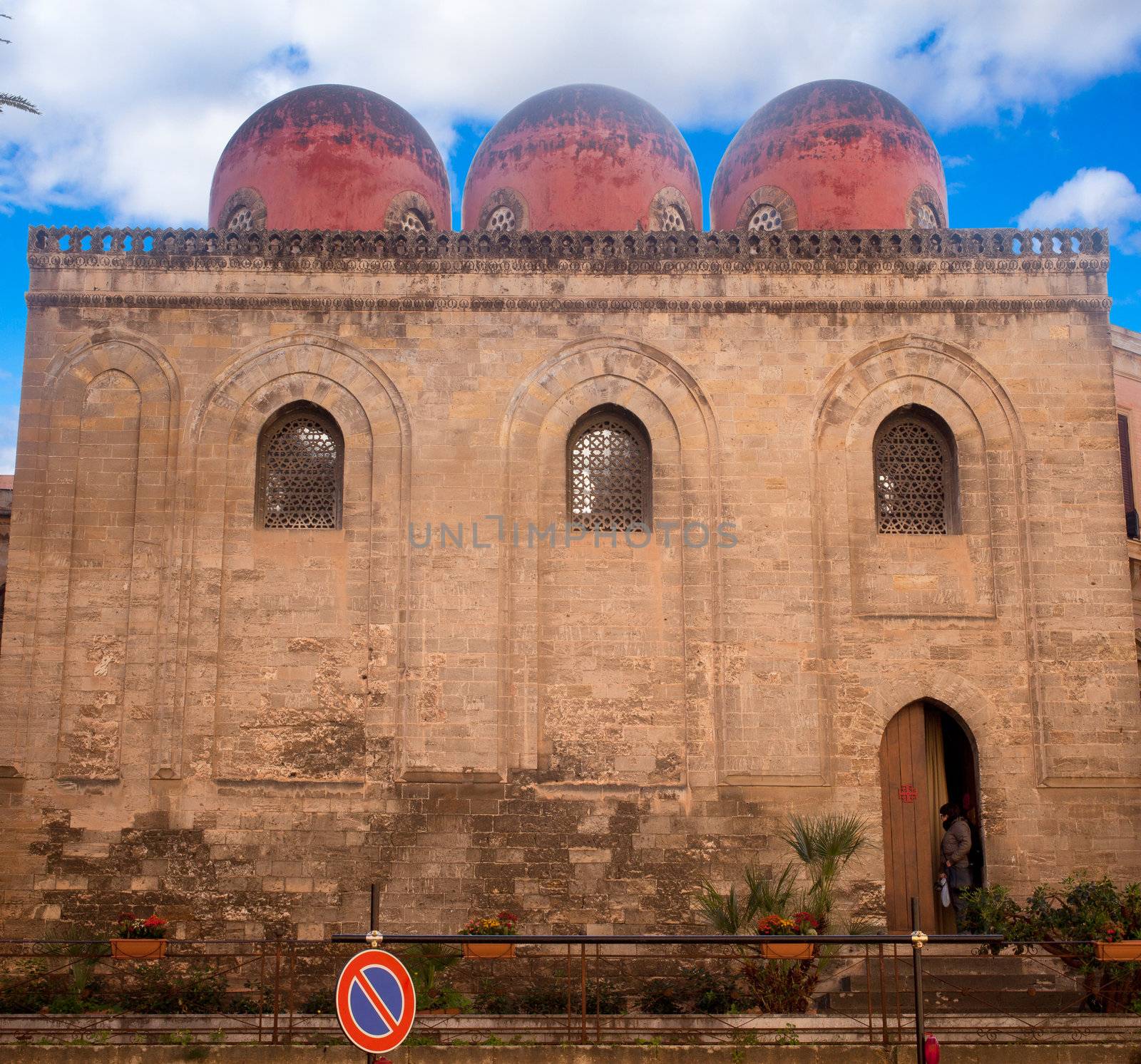 View of San Cataldo, Norman church in Palermo - Italy