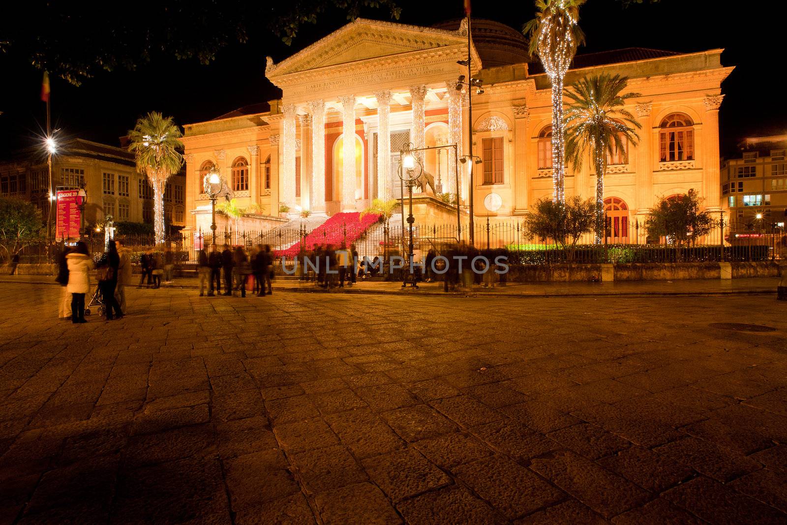 Teatro Massimo, opera house in Palermo - Italy