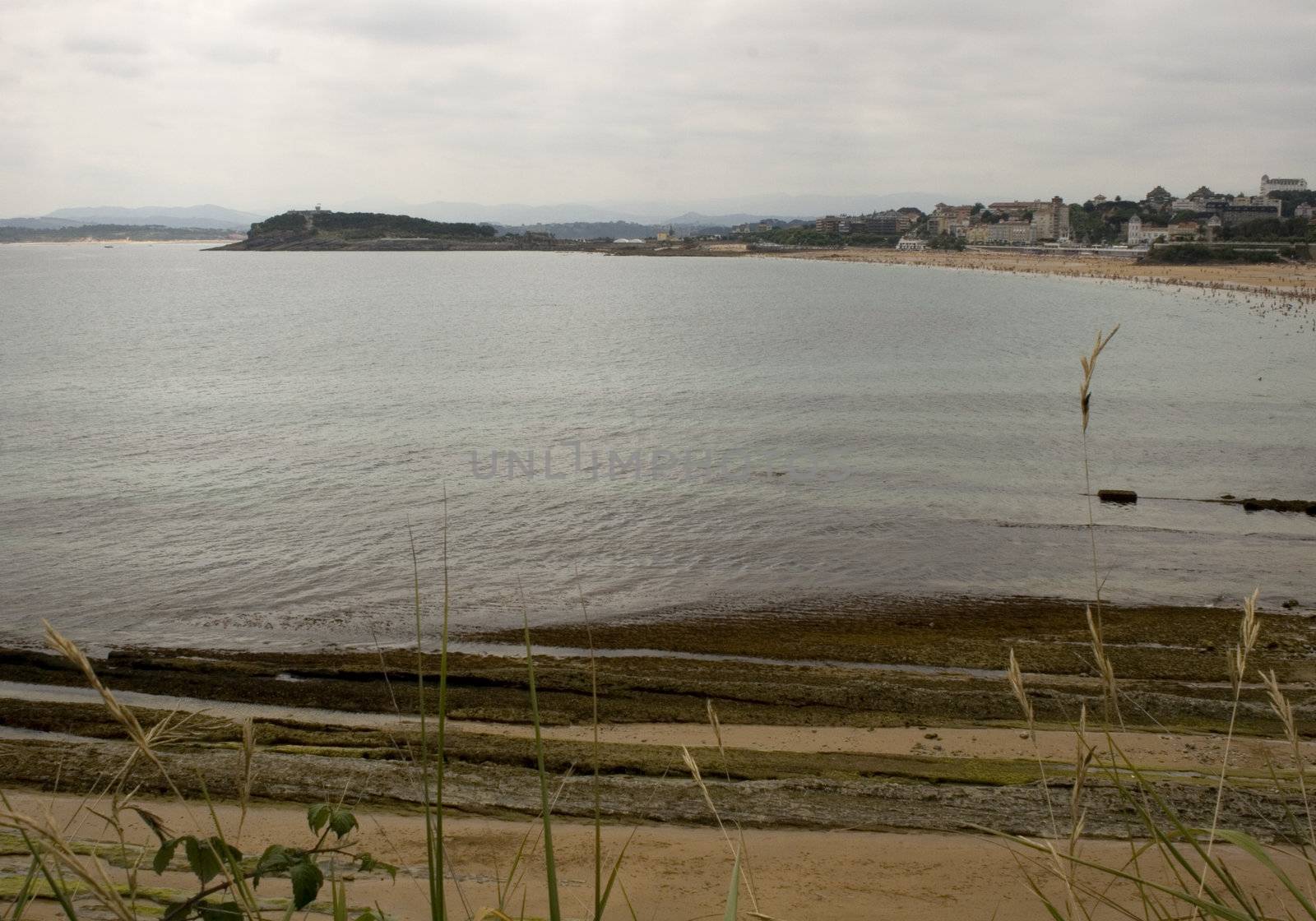 View of Santander beach, Cantabrian Sea