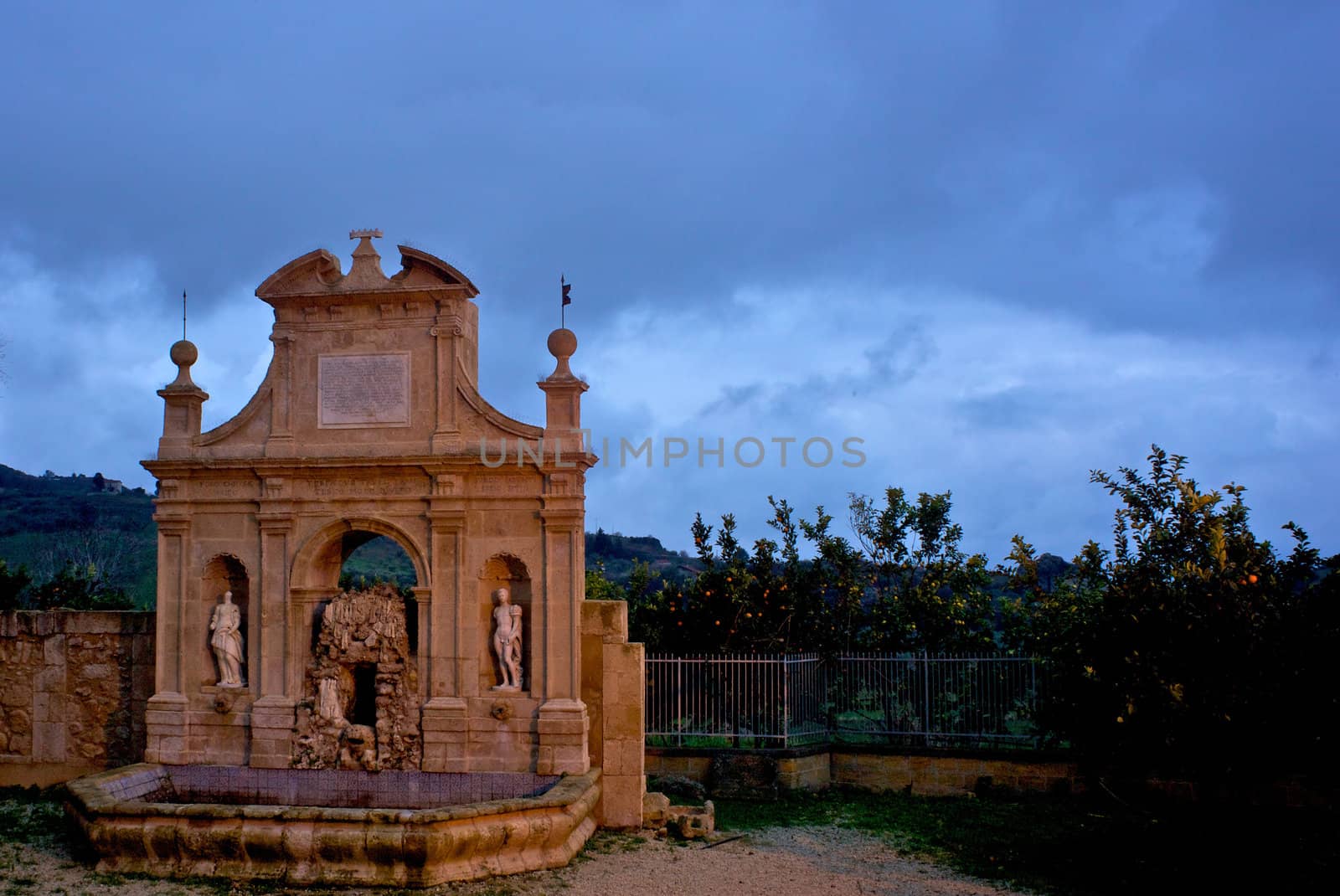 Nymphs fountain, Leonforte - Sicily, Italy