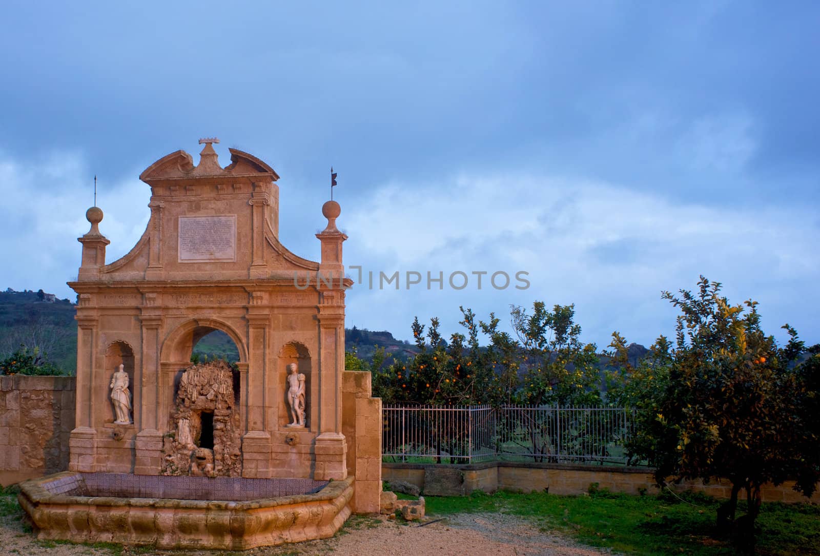 Nymphs fountain, Leonforte - Sicily, Italy