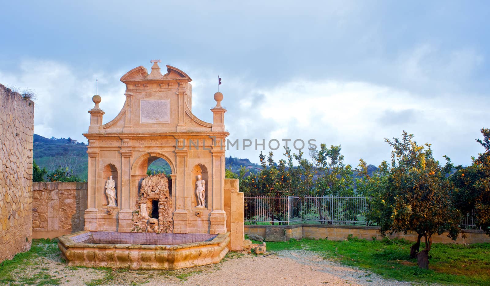 Nymphs fountain, Leonforte - Sicily, Italy