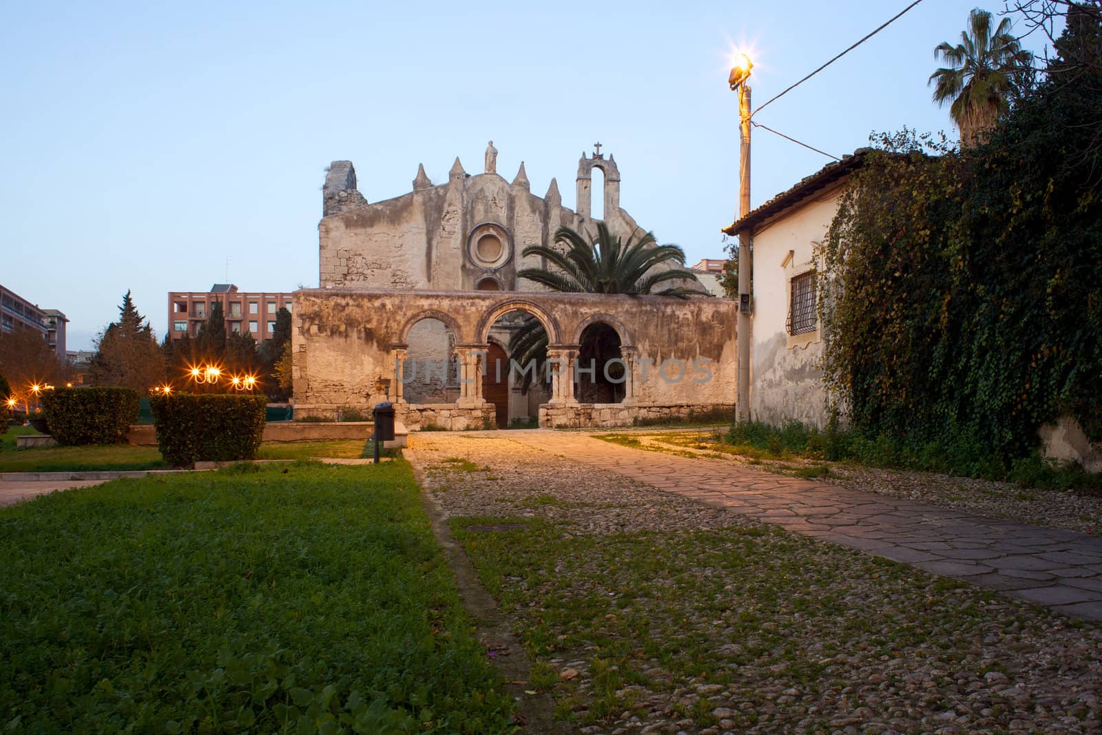 View of Church of St. John the catacombs, Syracuse