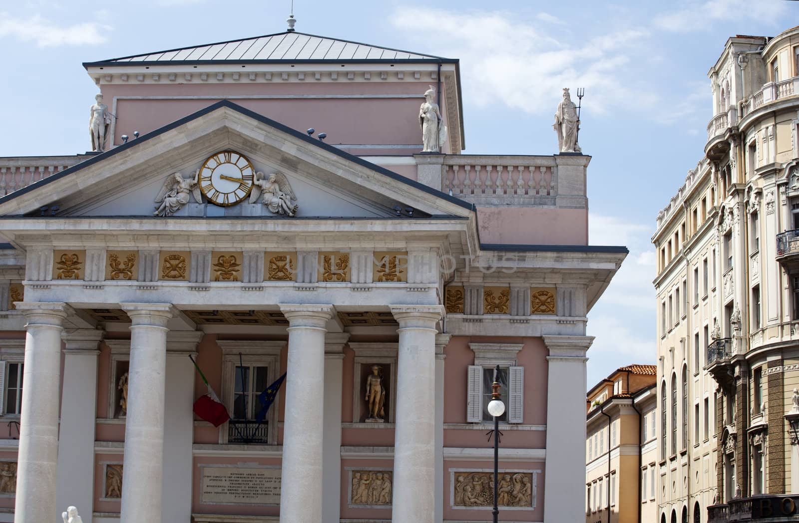 Stock exchange building, Trieste - Italy