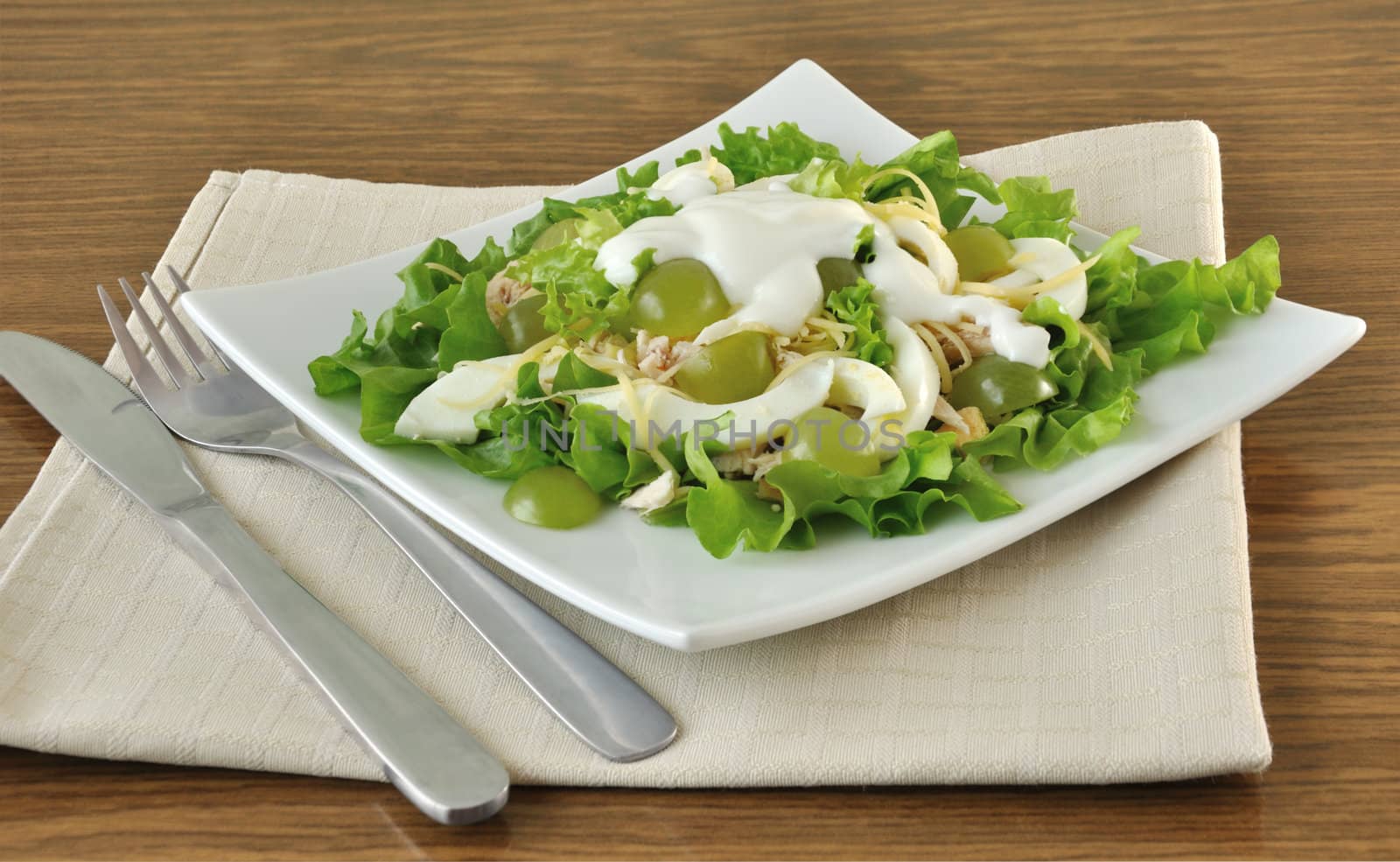 Light salad with yogurt by Apolonia