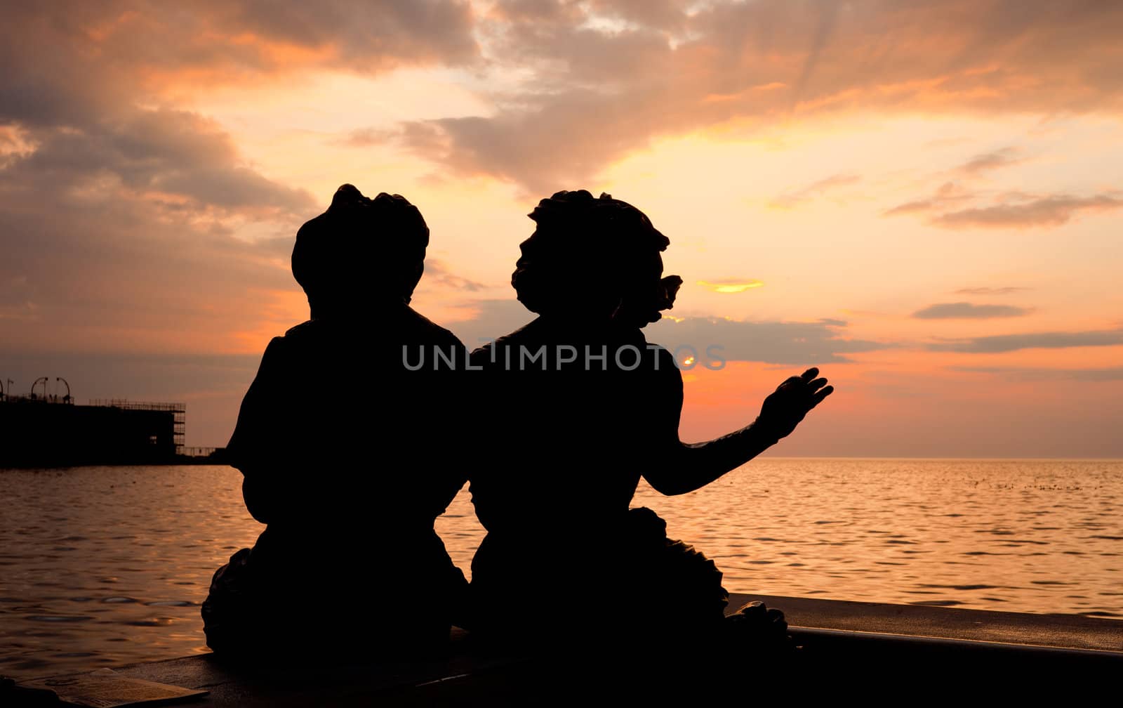 Le Sartine, Statues in Trieste - Italy