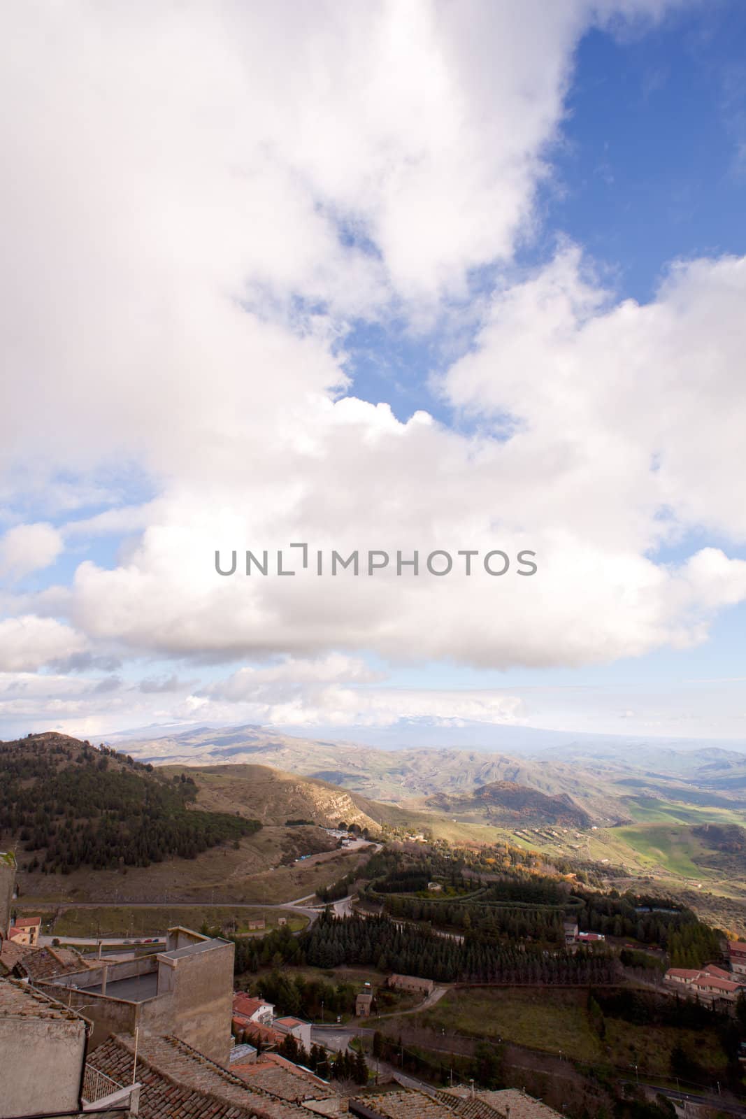 View of the "Oasi di Troina" Institute of hospitalization in Troina, Sicily - Italy