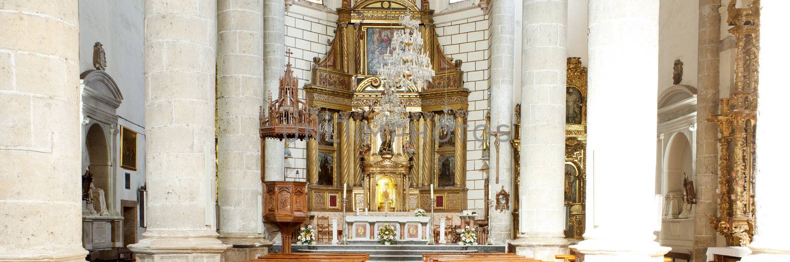 Interior of a church, Spain