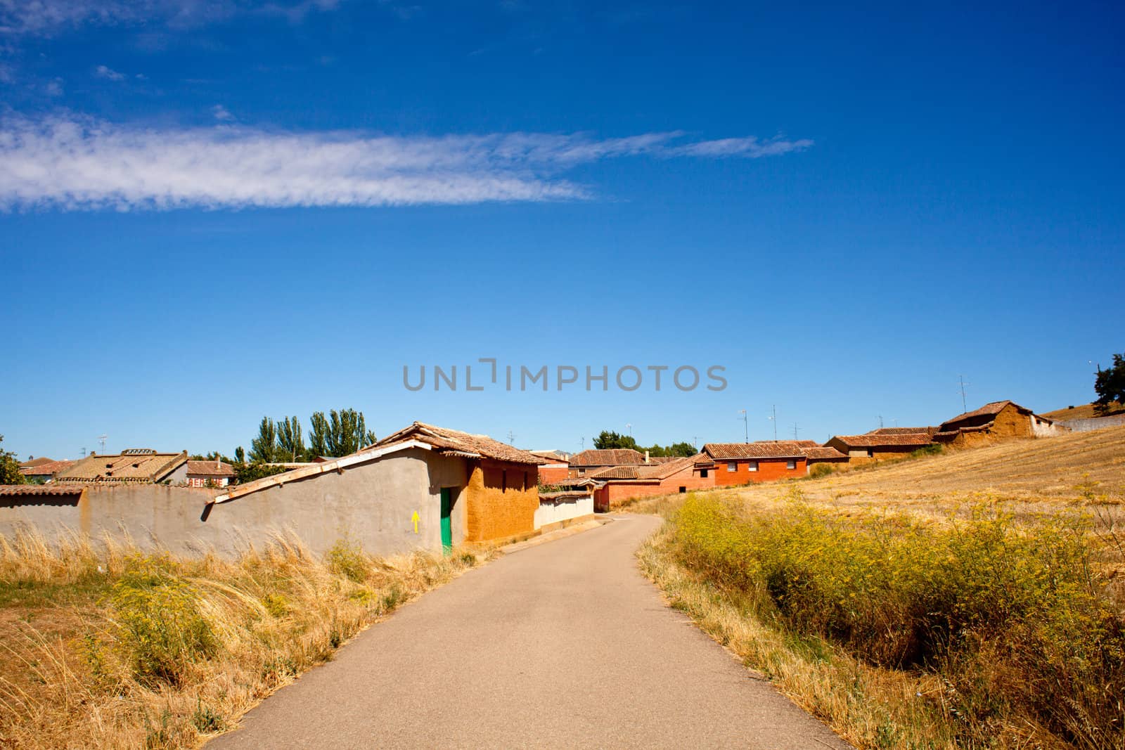 View of Houses in the spanish countryside