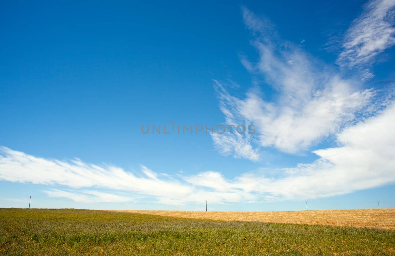 View of Spanish countryside