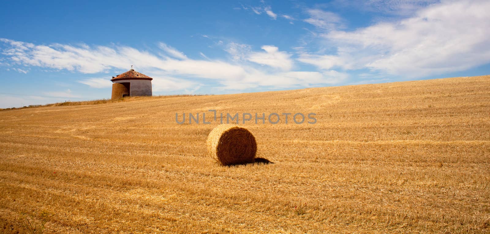 Bales of hay, spanish countryside