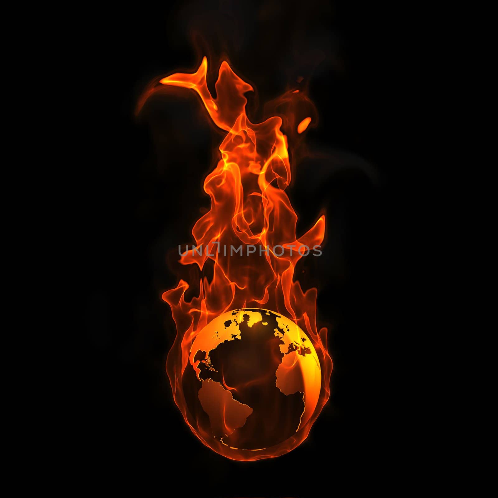 Earth on fire by chrisroll