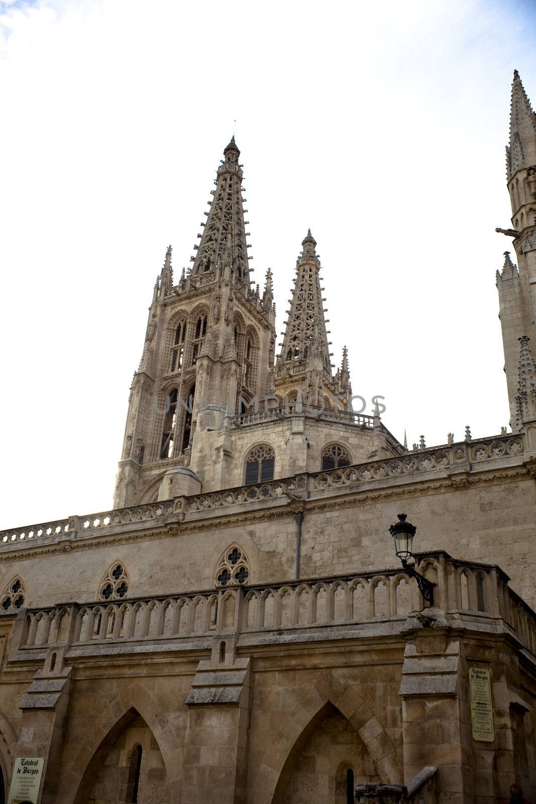 View of the Burgos cathedral - Spain