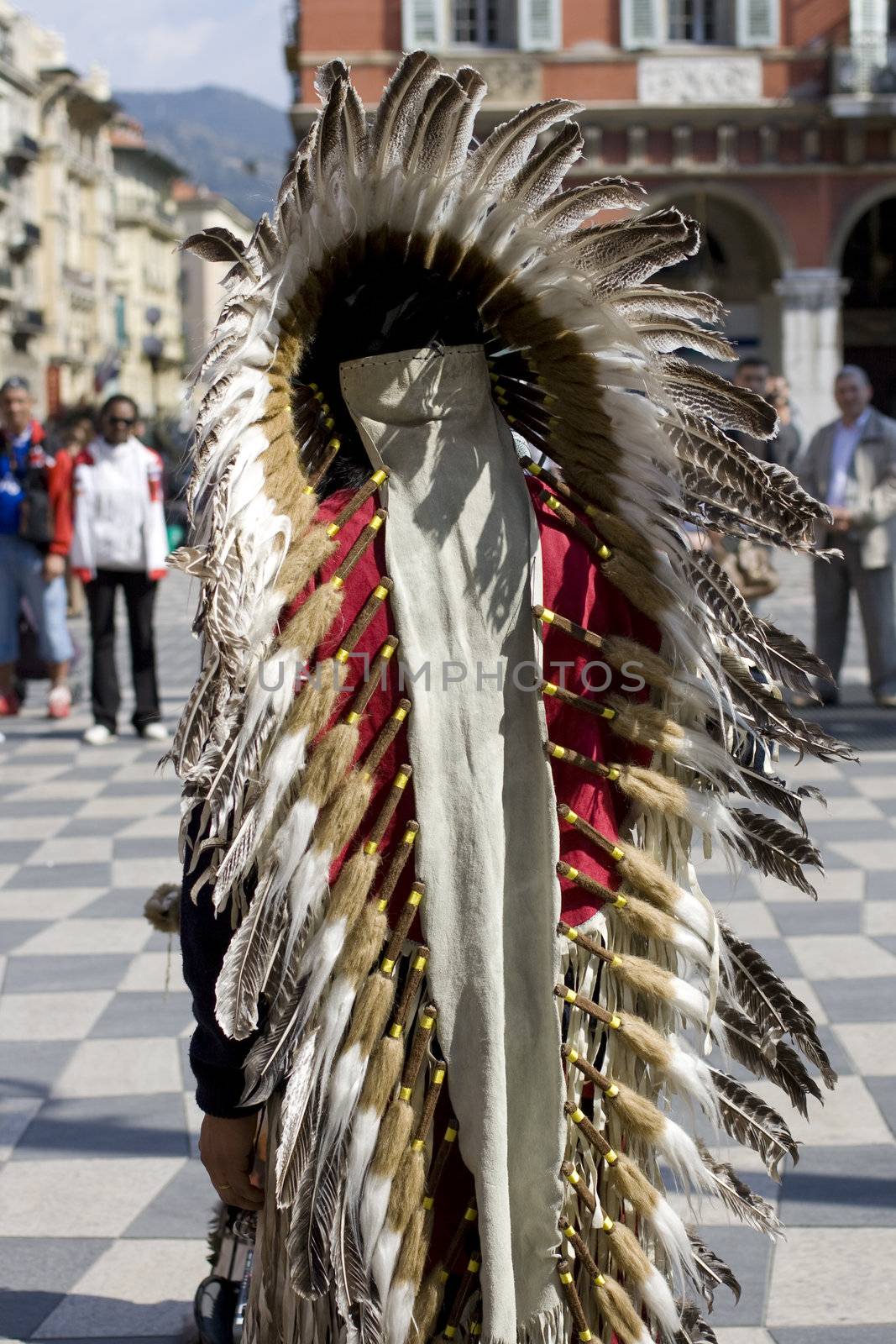 Photo of a native Americans
