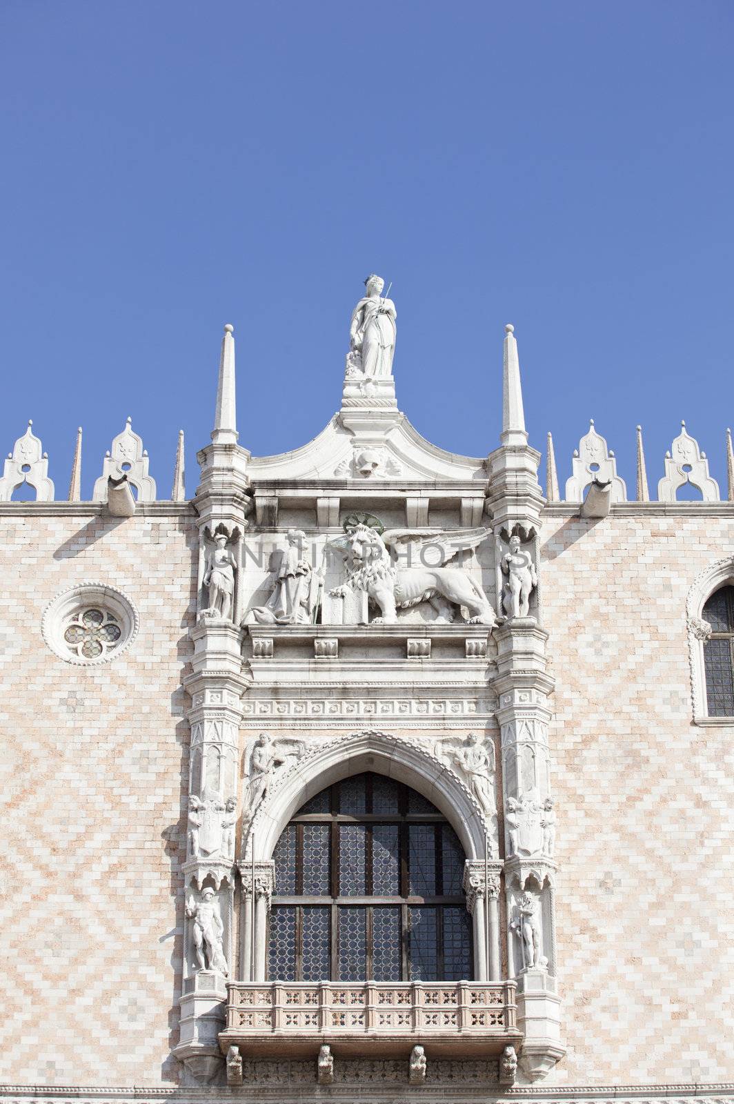 View of Doge's Palace in Venice