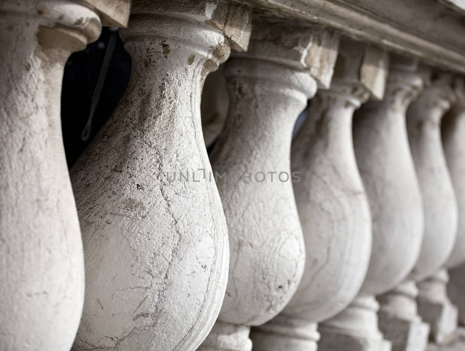 Detail of a Venice balaustrade