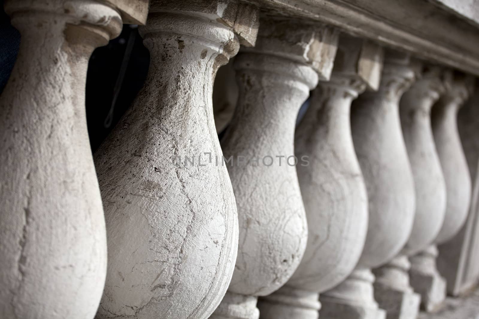 Detail of a Venice balaustrade