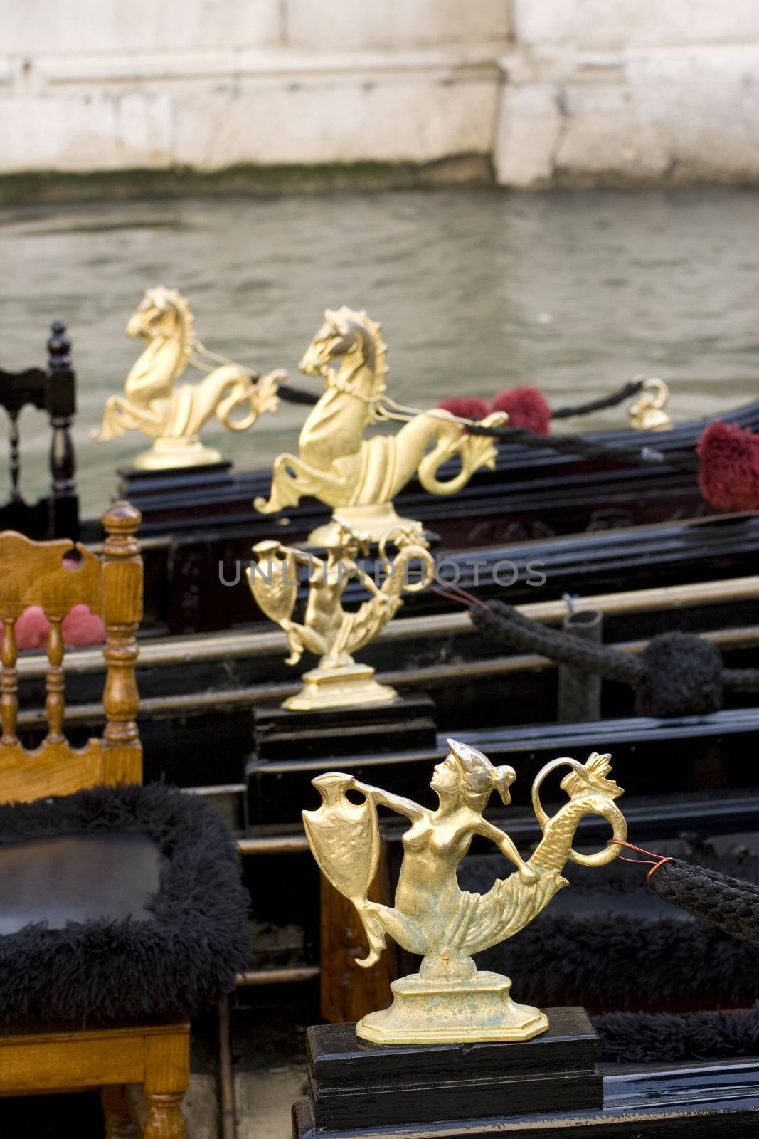 Photo of typical Gondola in Venice