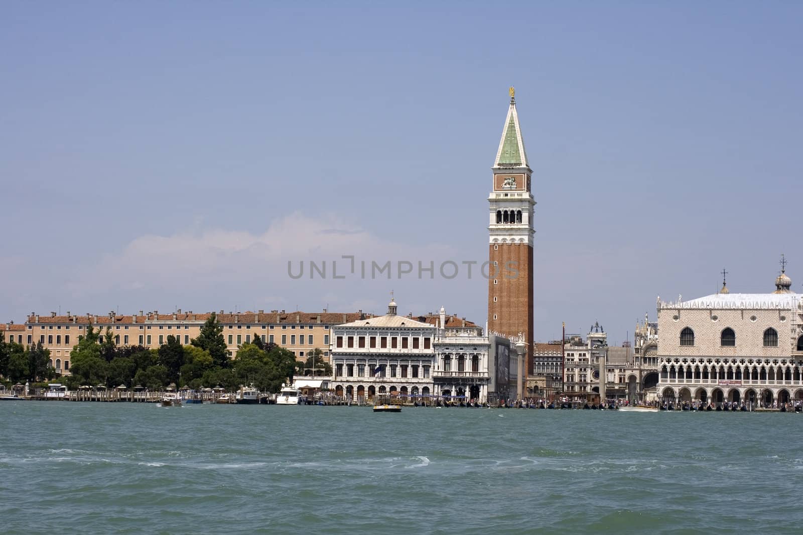 View of famous Venice lagoon