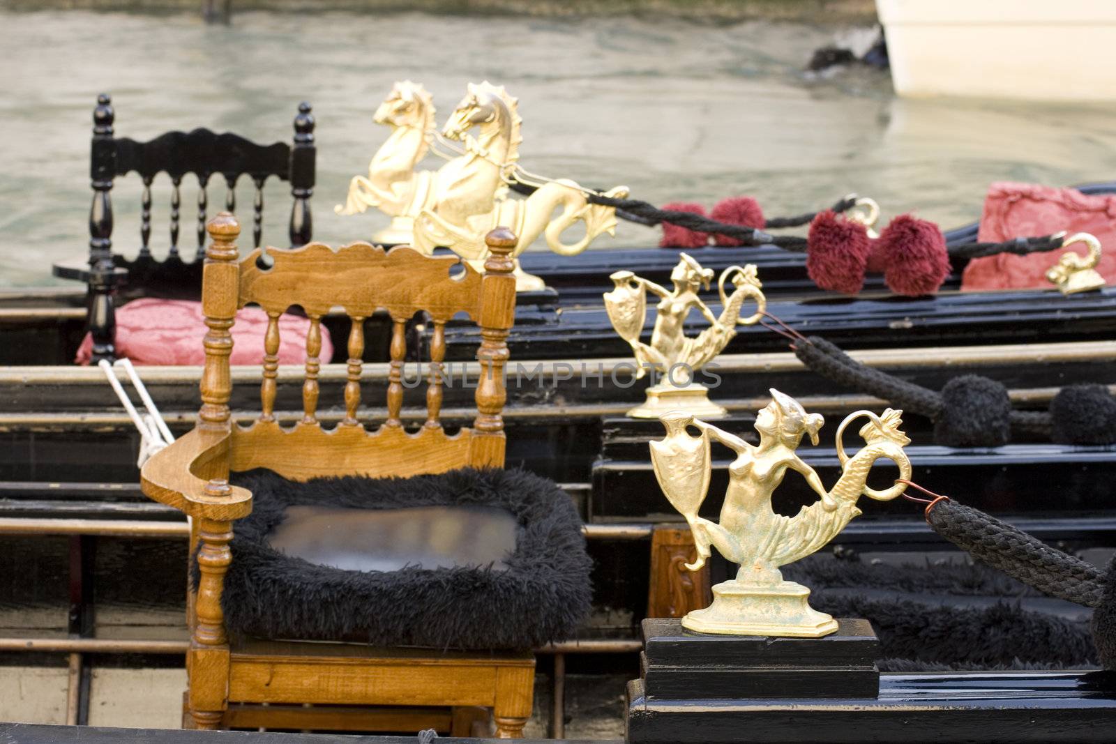 Photo of typical Gondola in Venice