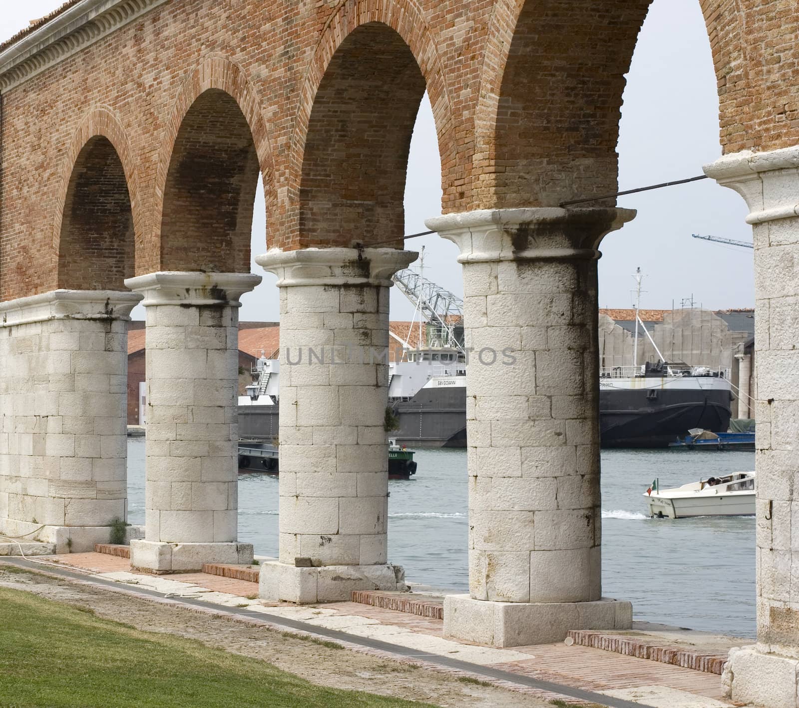View of the Columns, Arsenale Venice