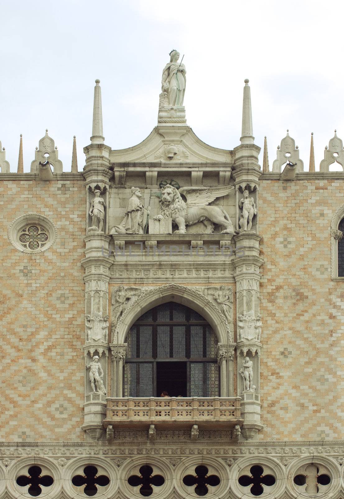 View of Doge's Palace in Venice
