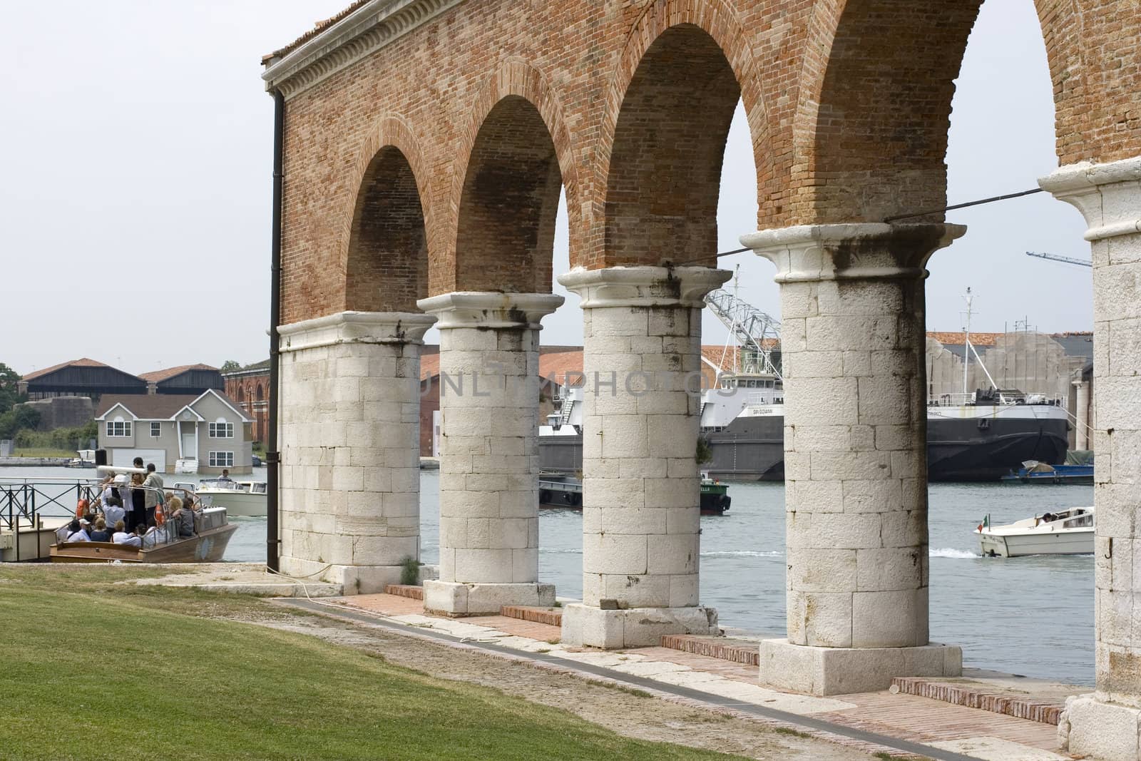 View of the Columns, Arsenale Venice