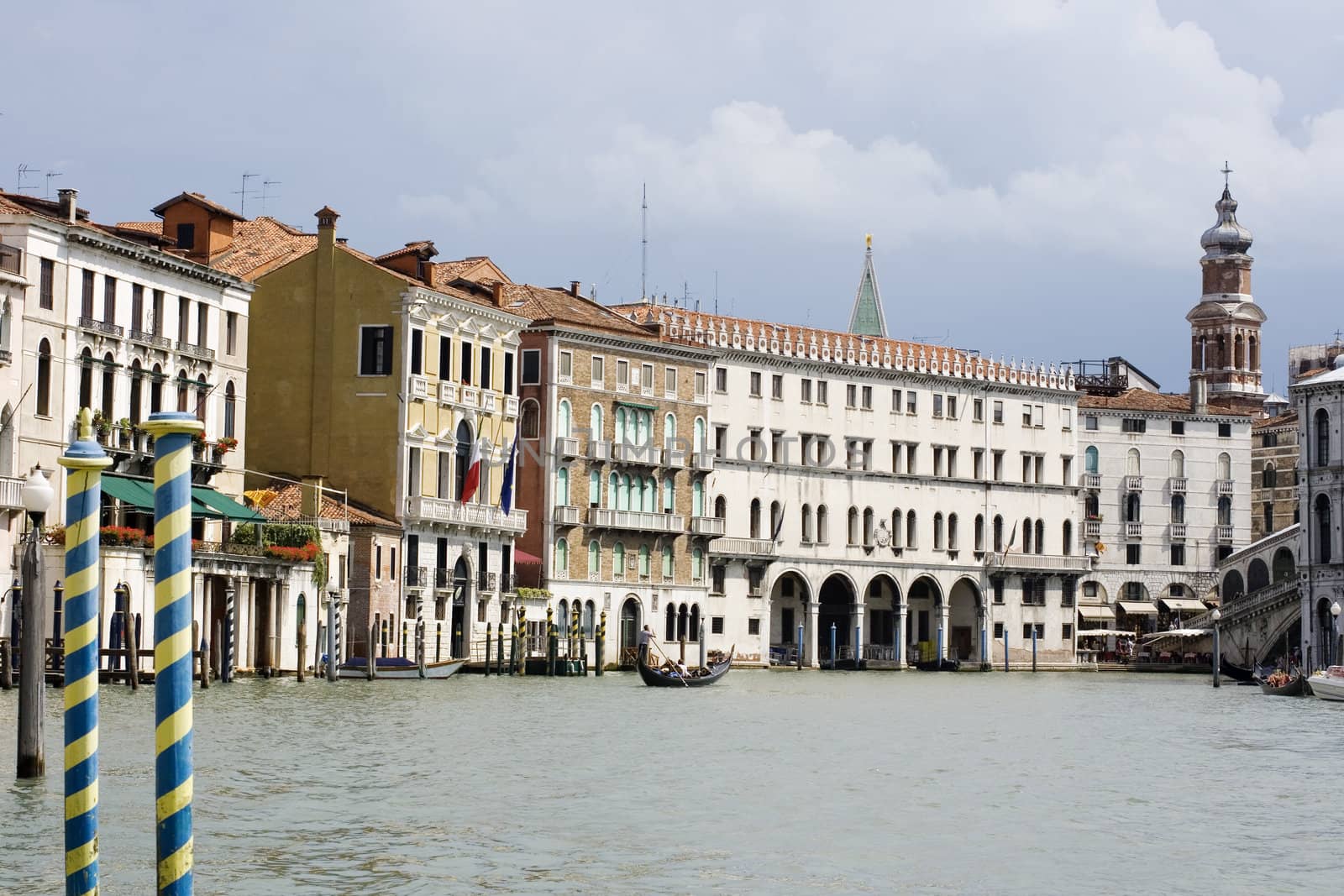 View of famous Venice lagoon