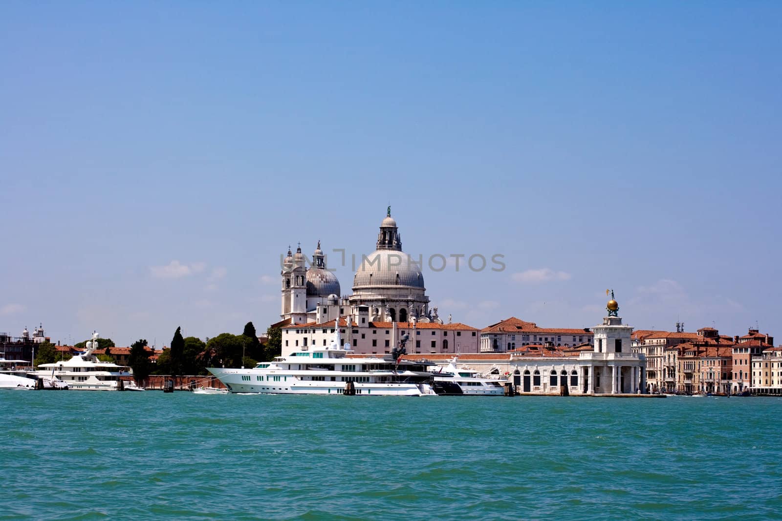 View of famous Venice lagoon