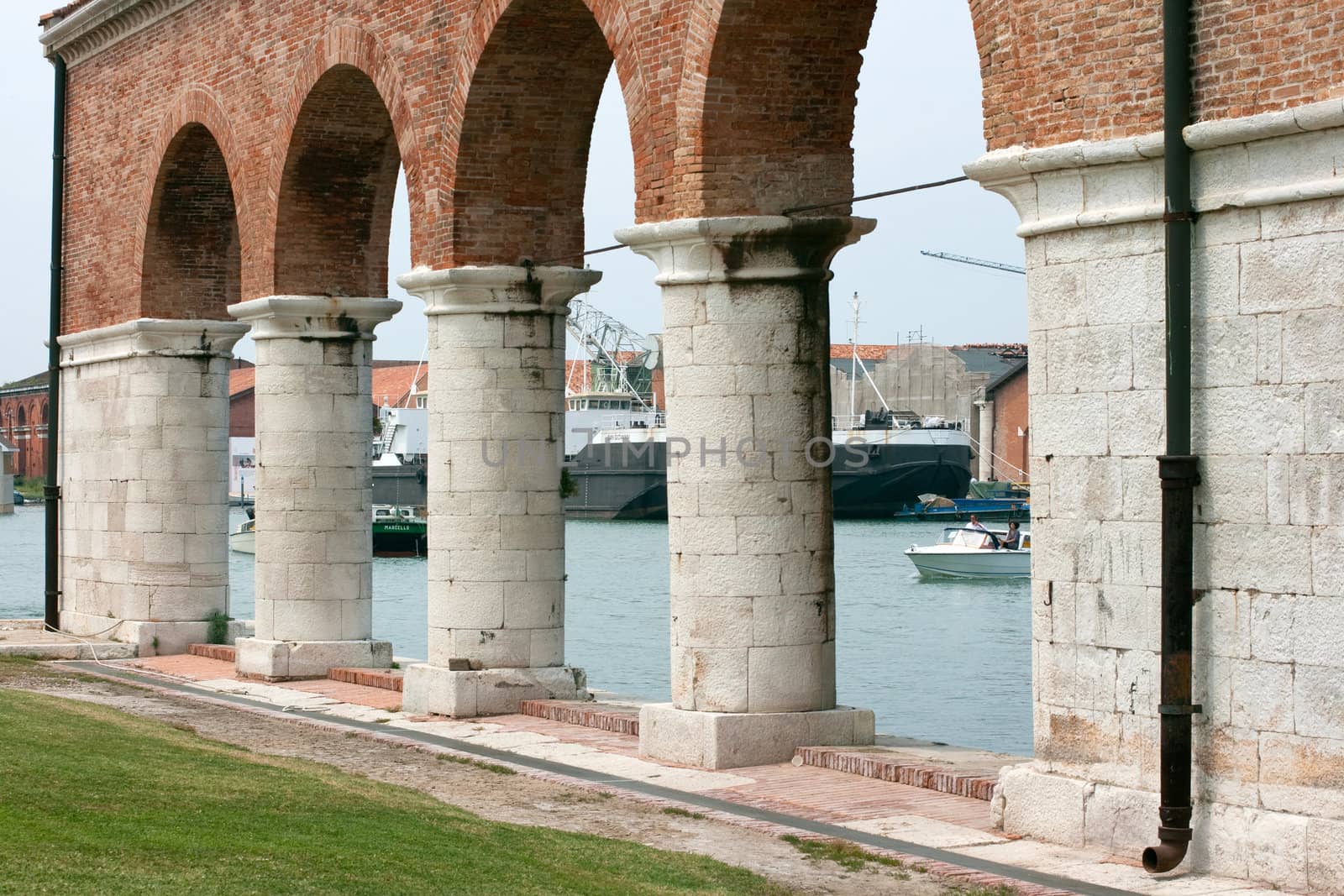 View of the Columns, Arsenale Venice