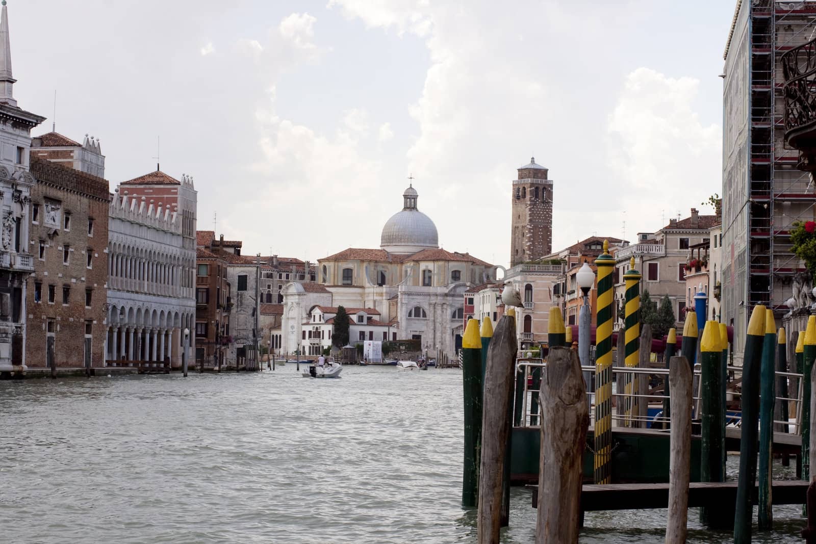 View of famous Venice lagoon