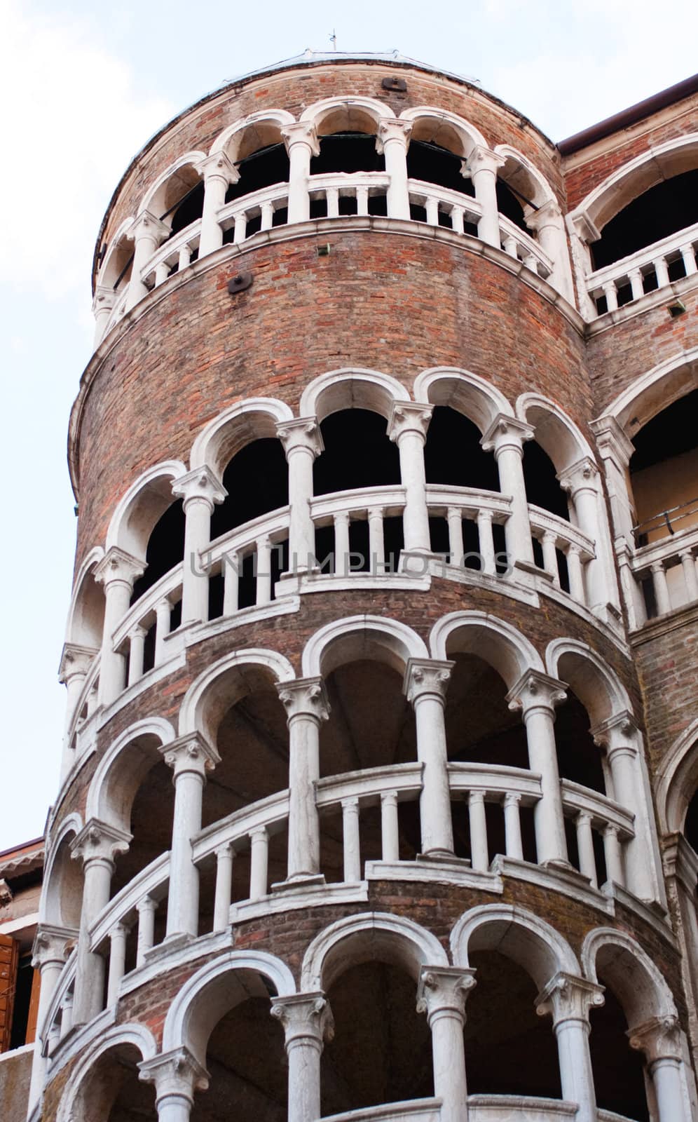 View of Scala Bovolo Contarini, Venice