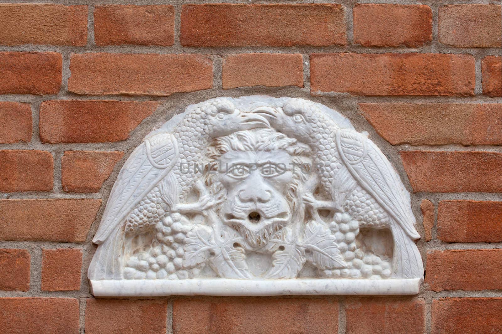 Marble bas-relief sculpture inVenice