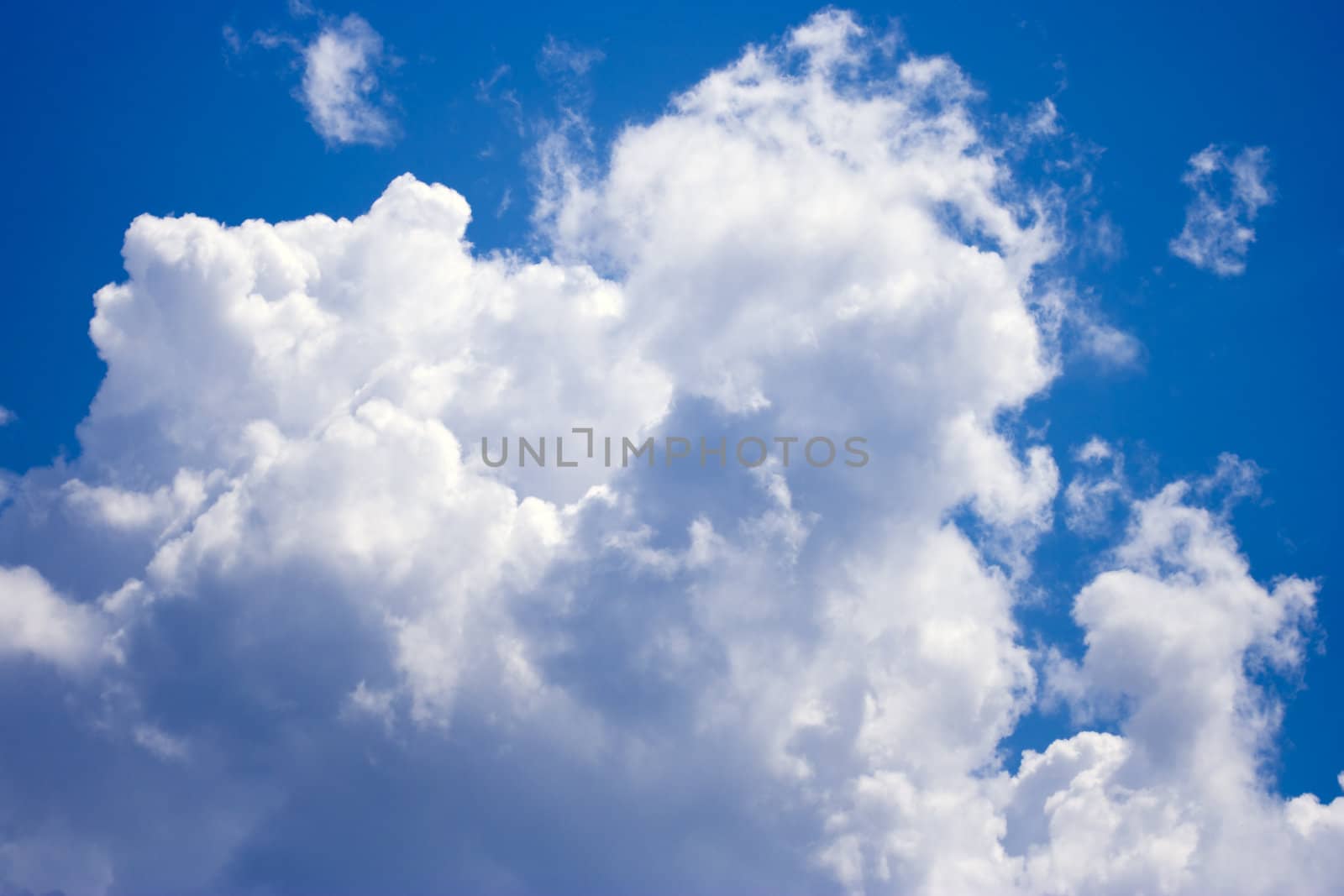 photograph of beautiful clouds in blue sky