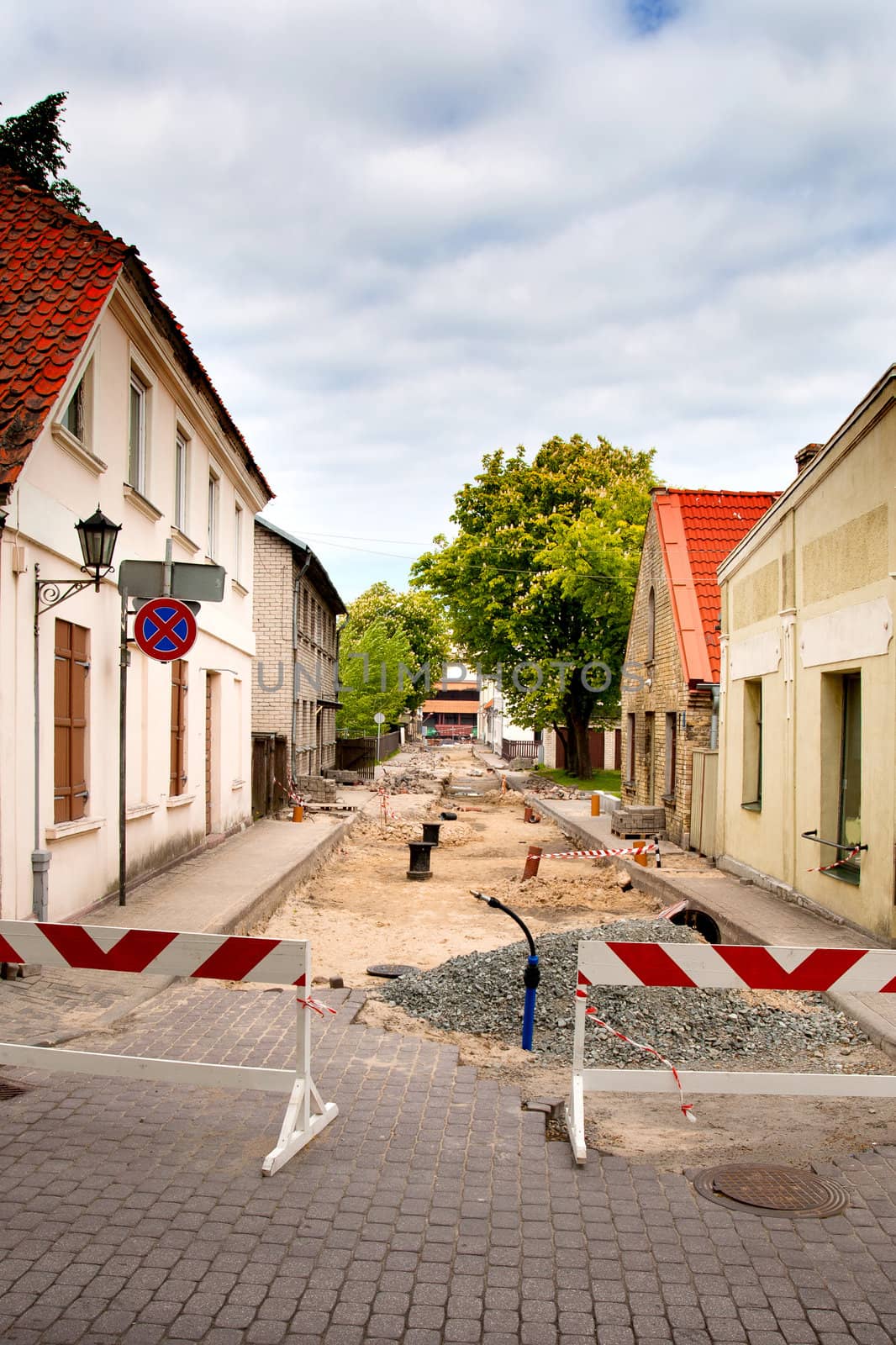 street repair and reconstruction of water supply