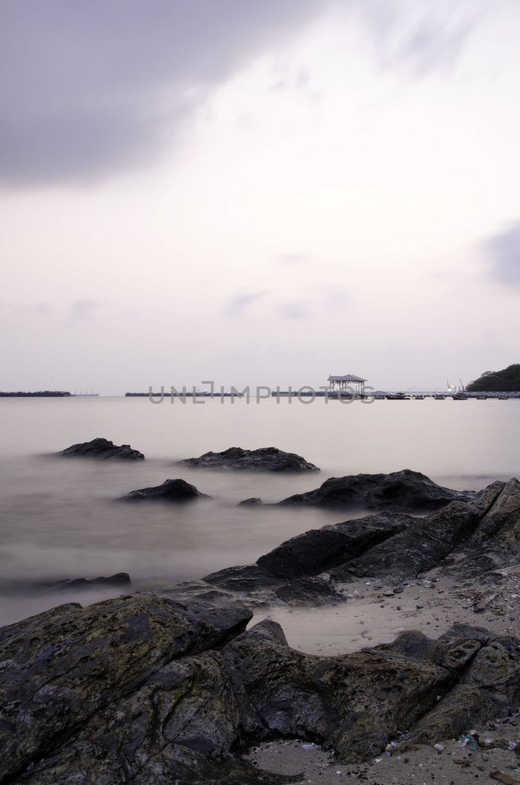 The Beautiful view on Sichang island at sriracha ampor ,chonburi province,Thailand 