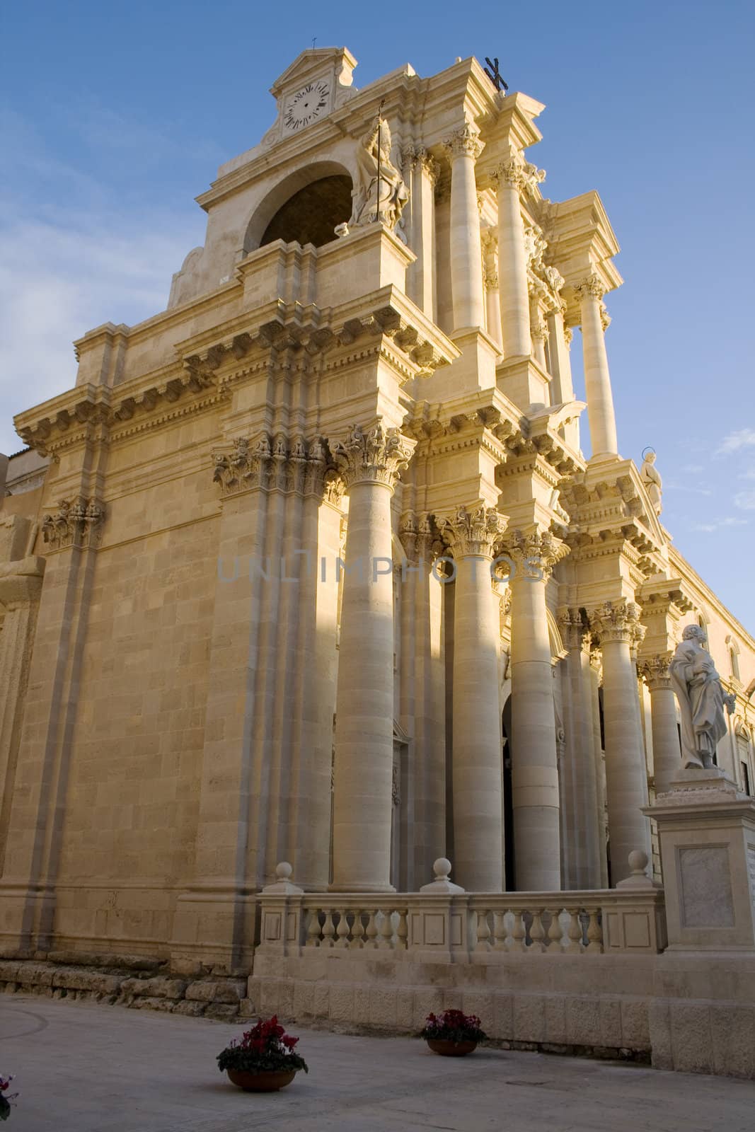 View of Syracuse cathedral, Sicily