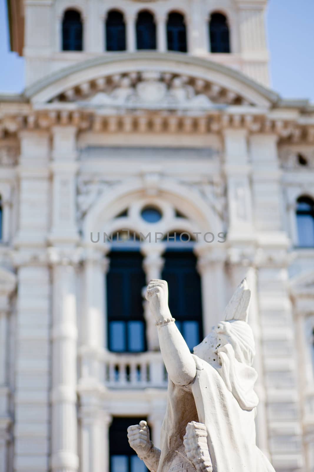 Statue in Piazza Unità d'Italia, Trieste