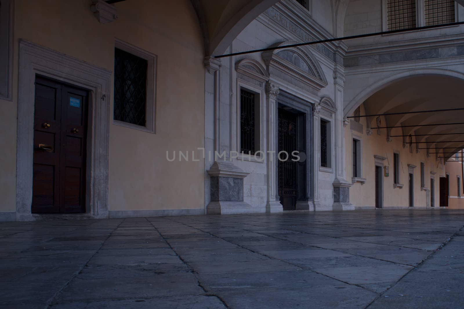 Gallery in Piazza Libertà, Udine - Italy