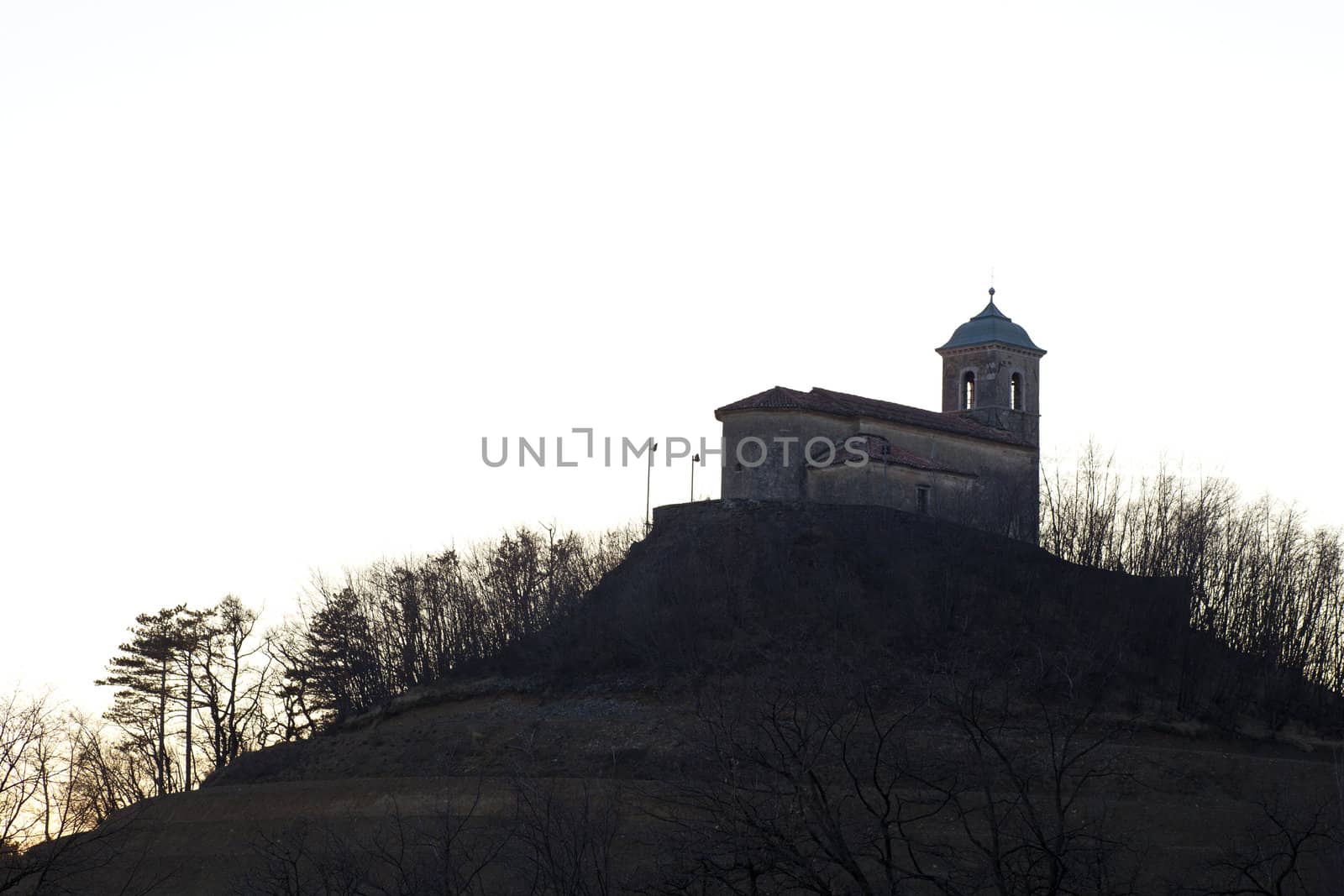 View of Saint Mary of the snows church in Slovenia