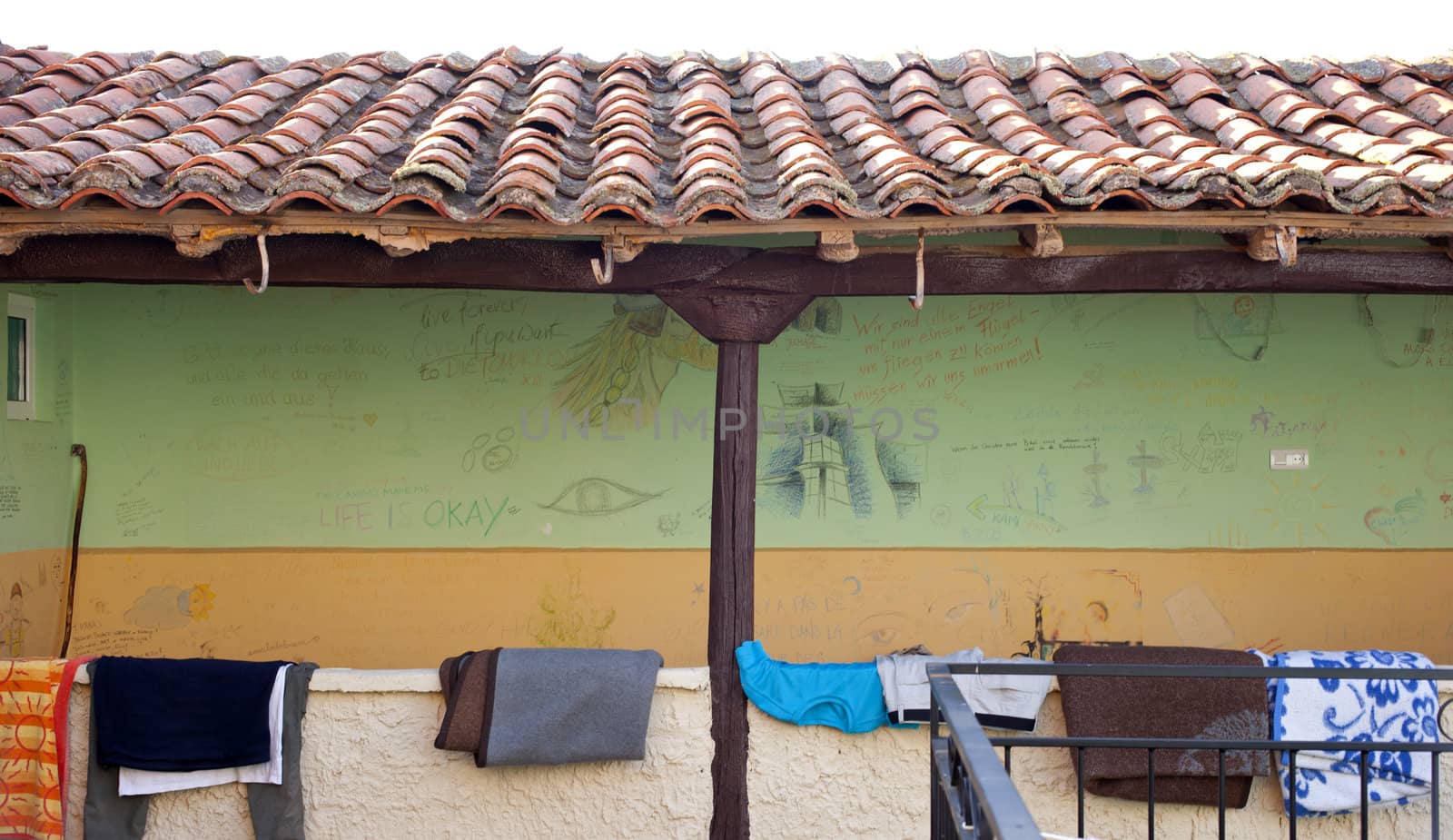 Balcony of a vacation house