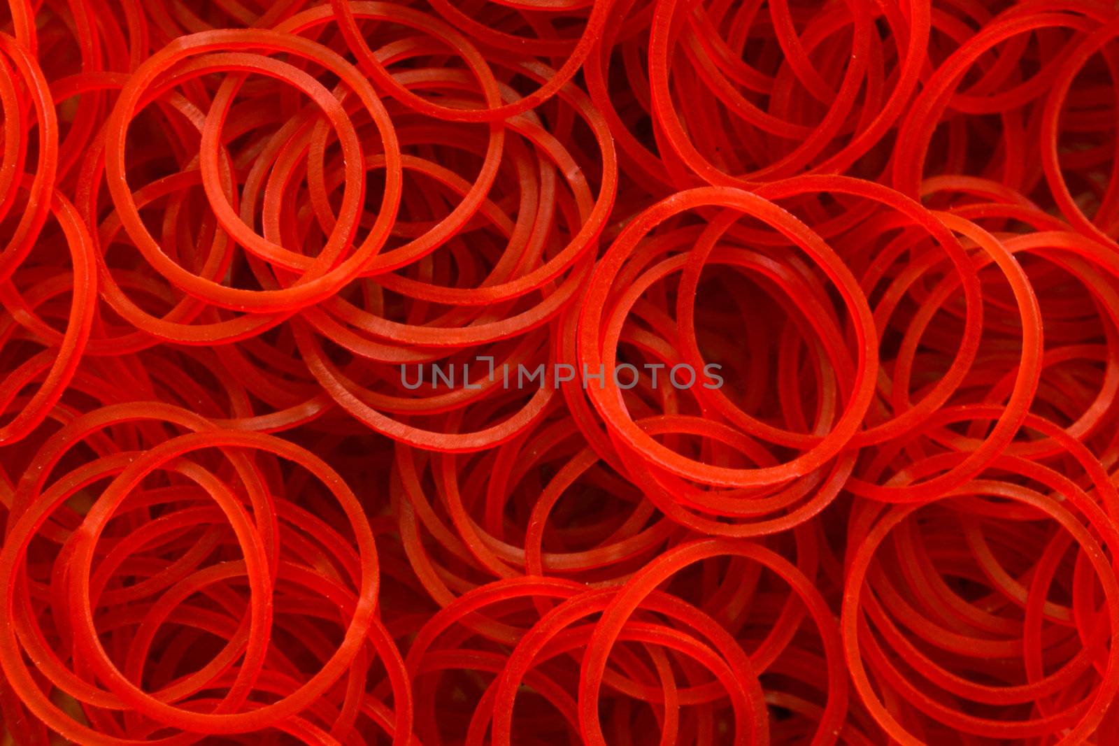 Elastic rubber for with background