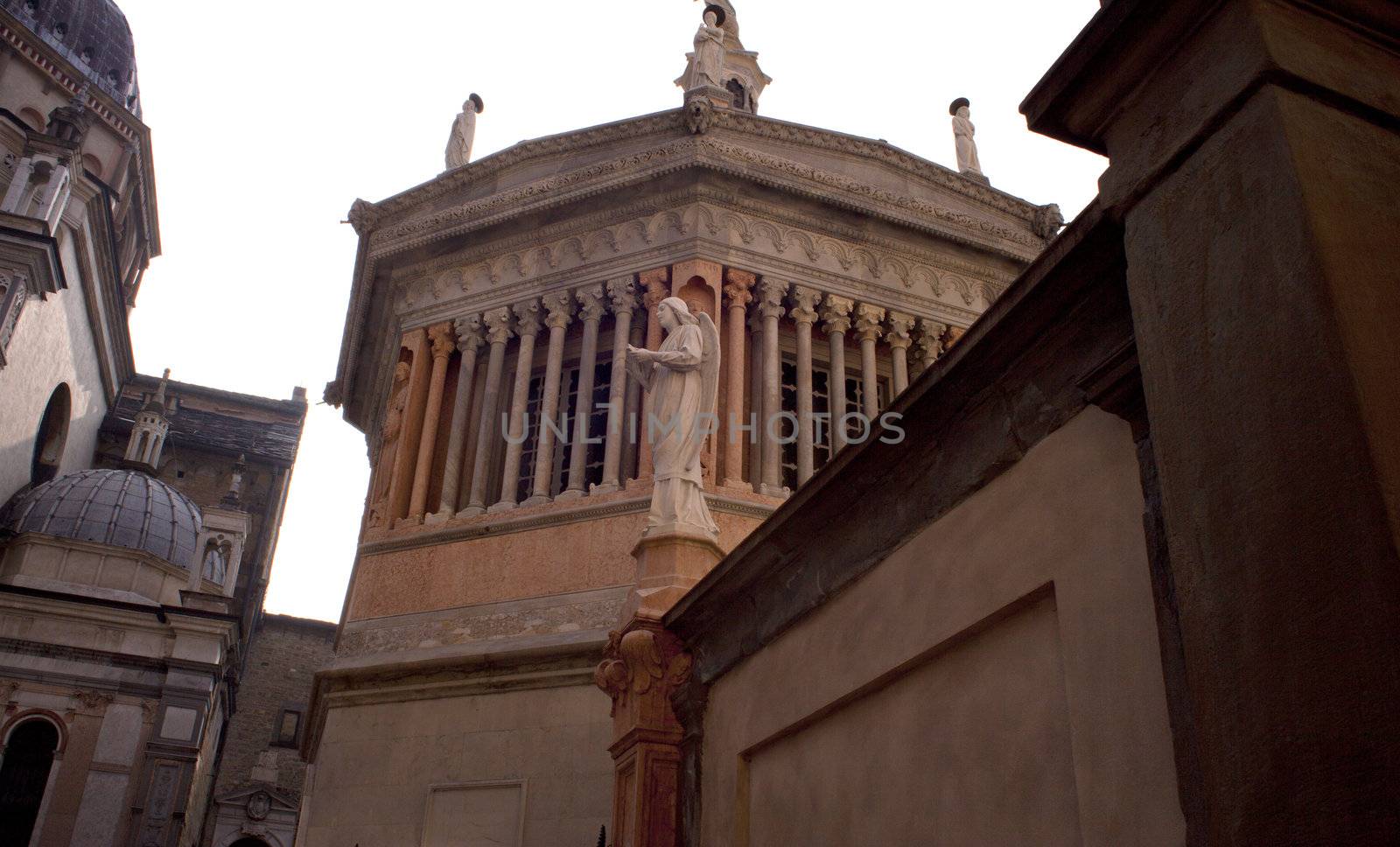 View of Baptistry, Bergamo Alta - Italy
