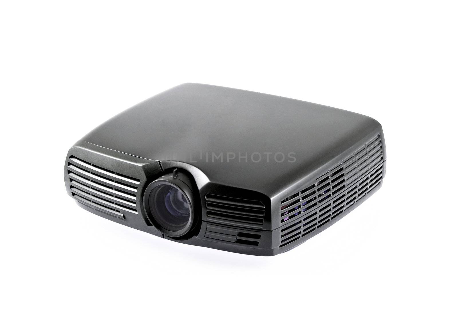 Multimedia black projector
