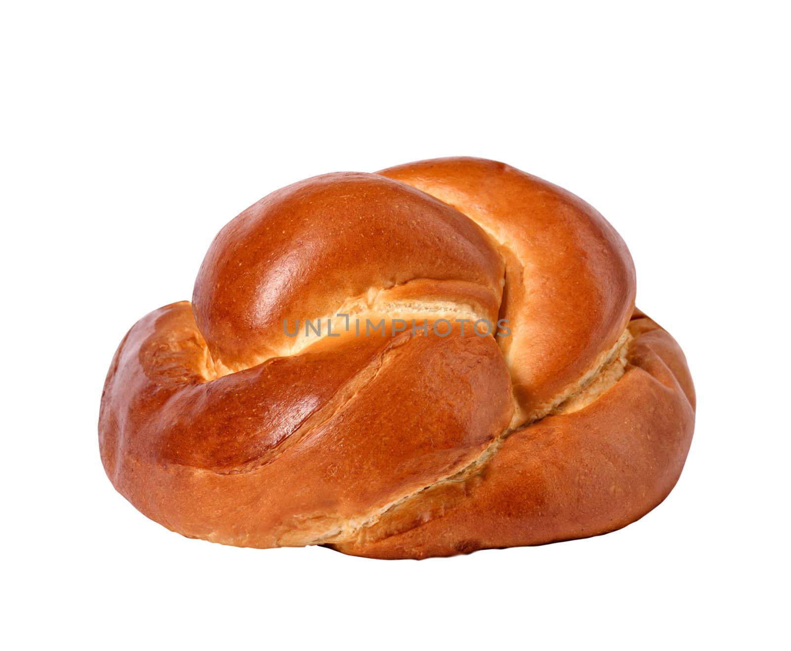 Fresh bread. Isolated on white