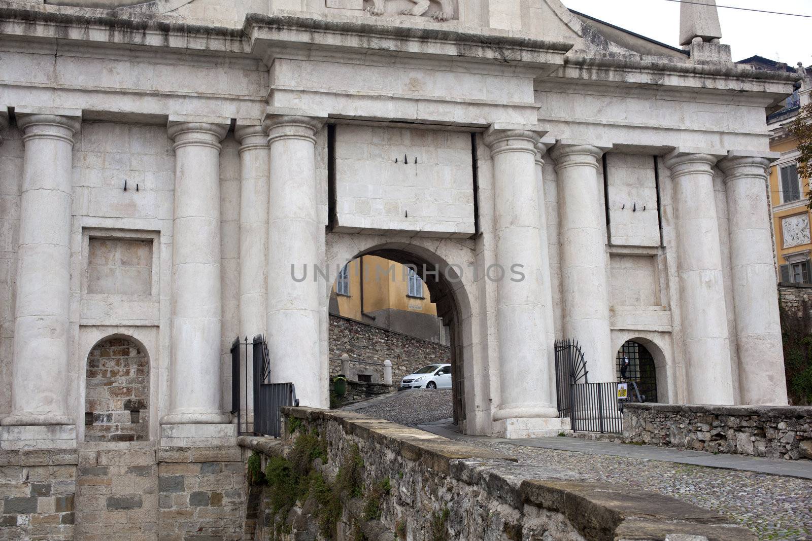 Porta San Giacomo, Bergamo alta, Italy
