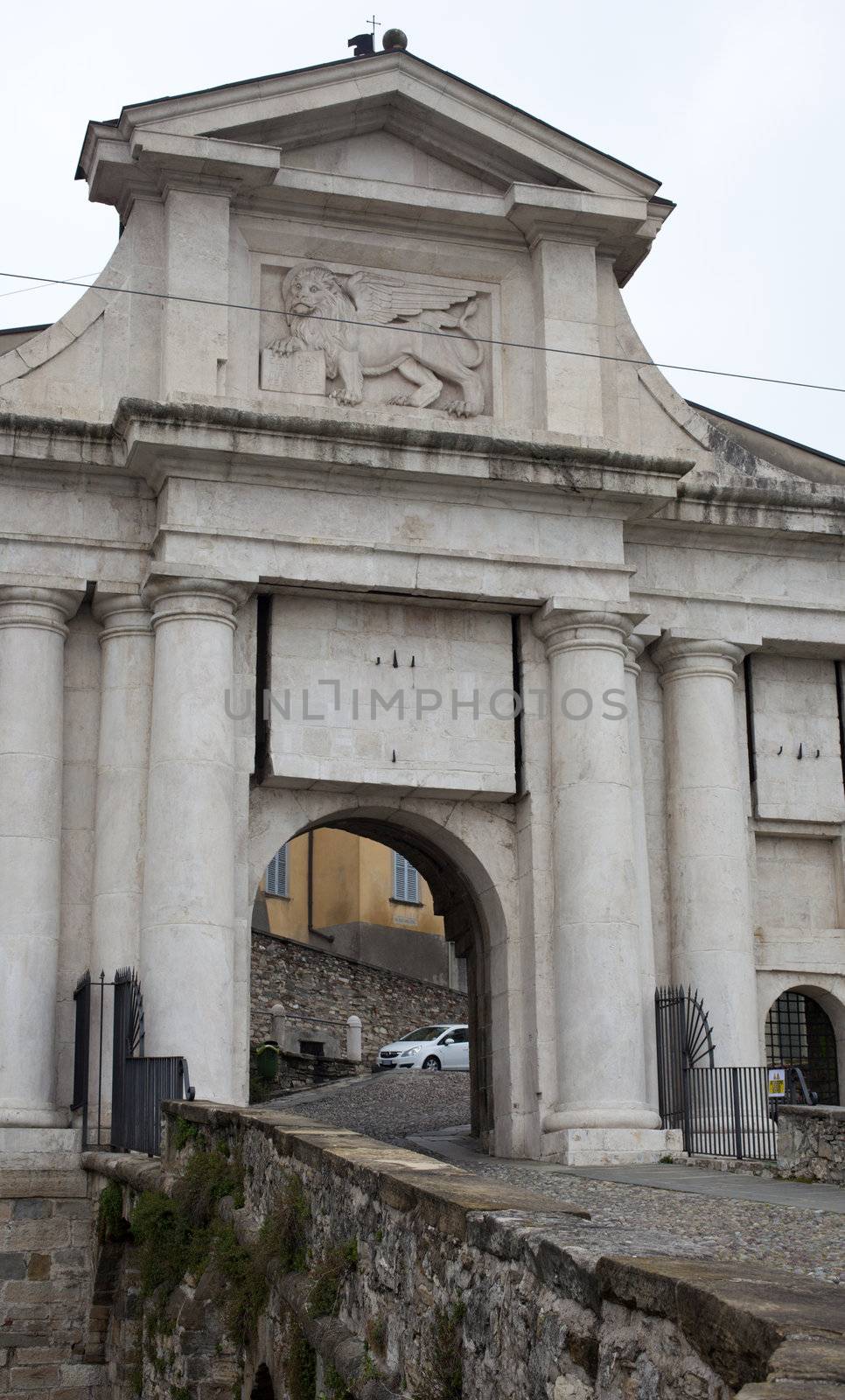 Porta San Giacomo, Bergamo alta, Italy